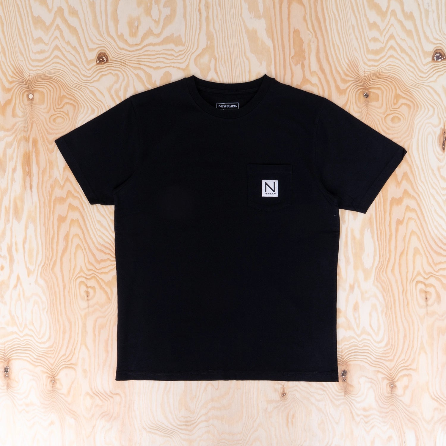 BOX POCKET T-SHIRT - BLACK