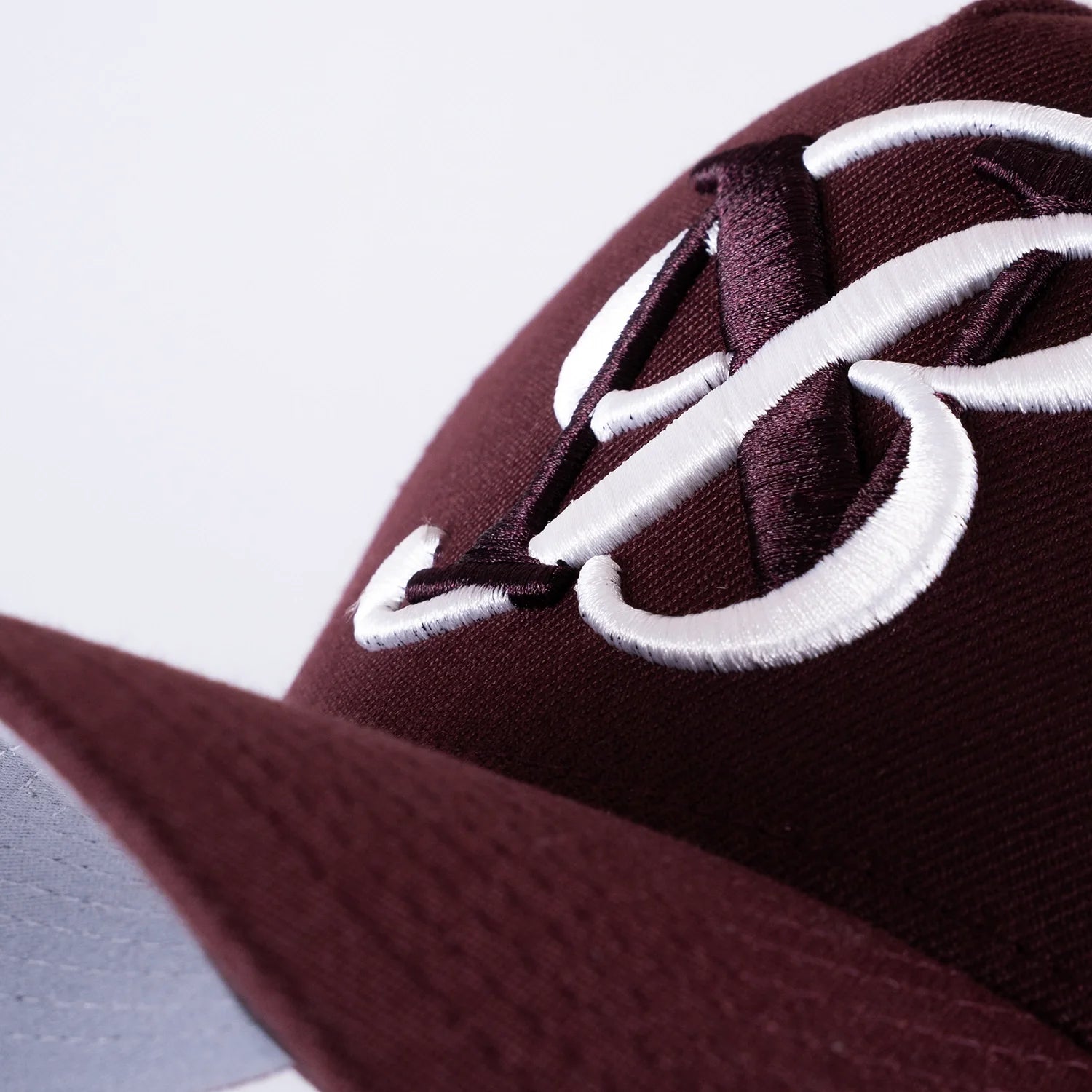 LETTER A-FRAME CAP - BURGUNDY