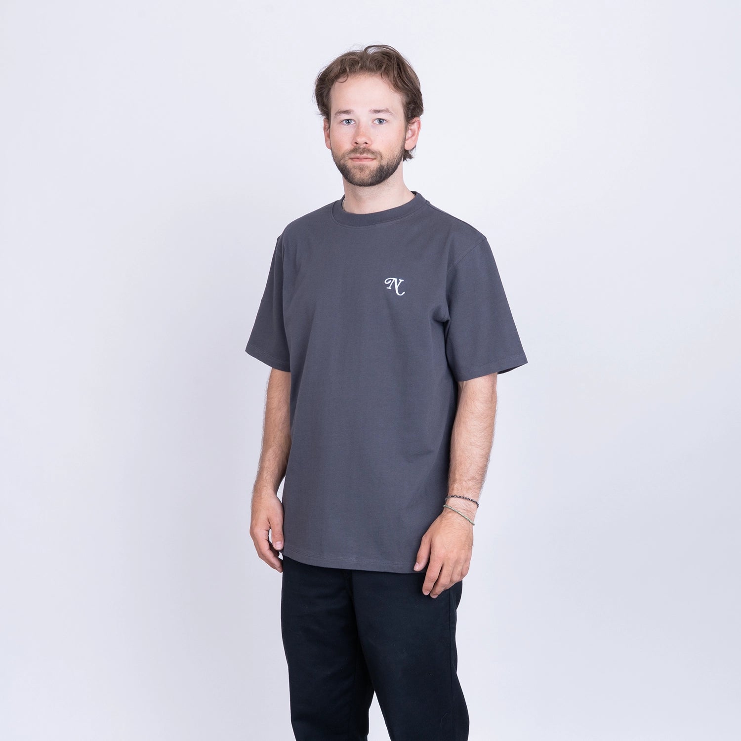 LUXE T-SHIRT - ASPHALT GREY