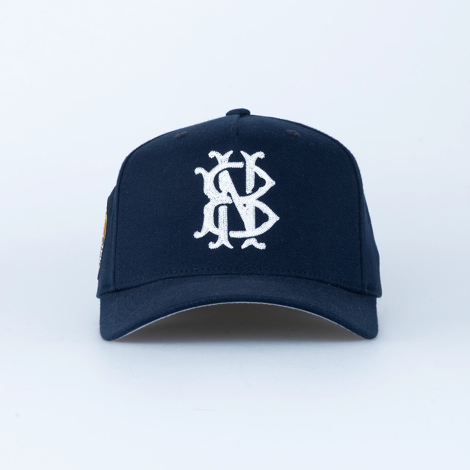 MONOGRAM A-FRAME CAP - NAVY