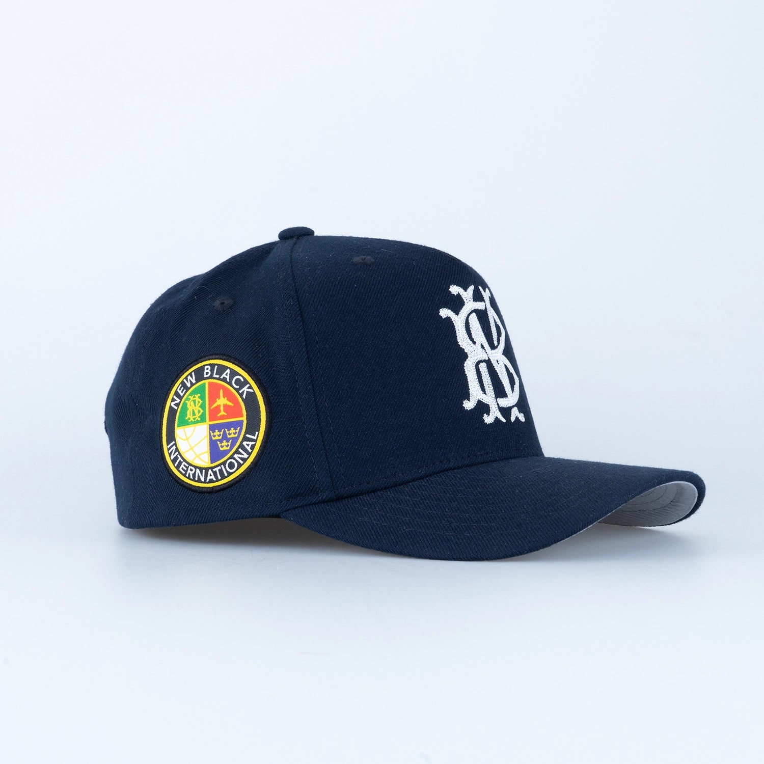 MONOGRAM A-FRAME CAP - NAVY