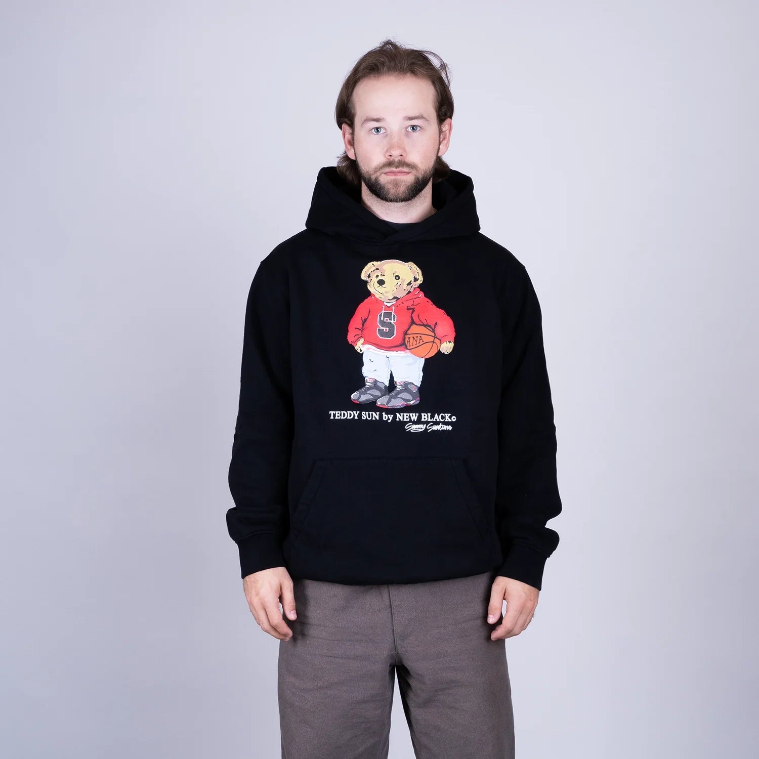 TEDDY HOODIE - BLACK